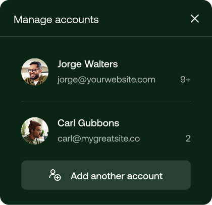 Manage reseller accounts
